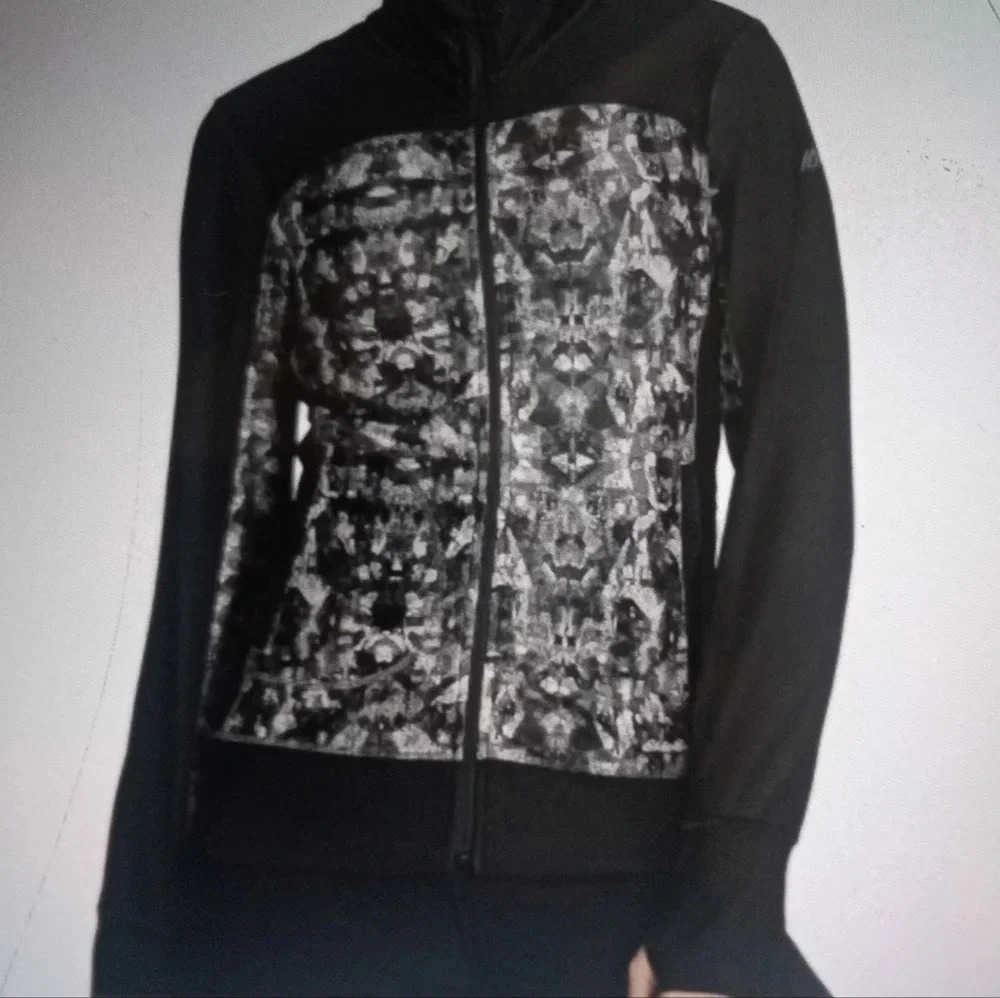 Eddie Bauer momentum light jacket black crome women's size large - Picture 1 of 8